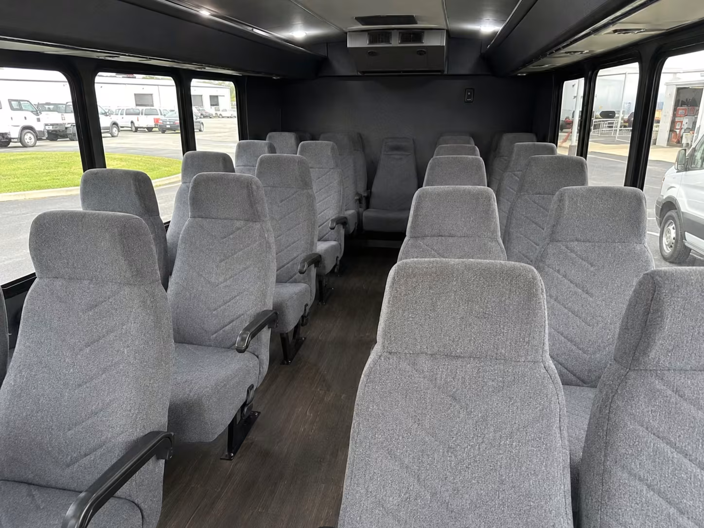 15 passenger minibus interior