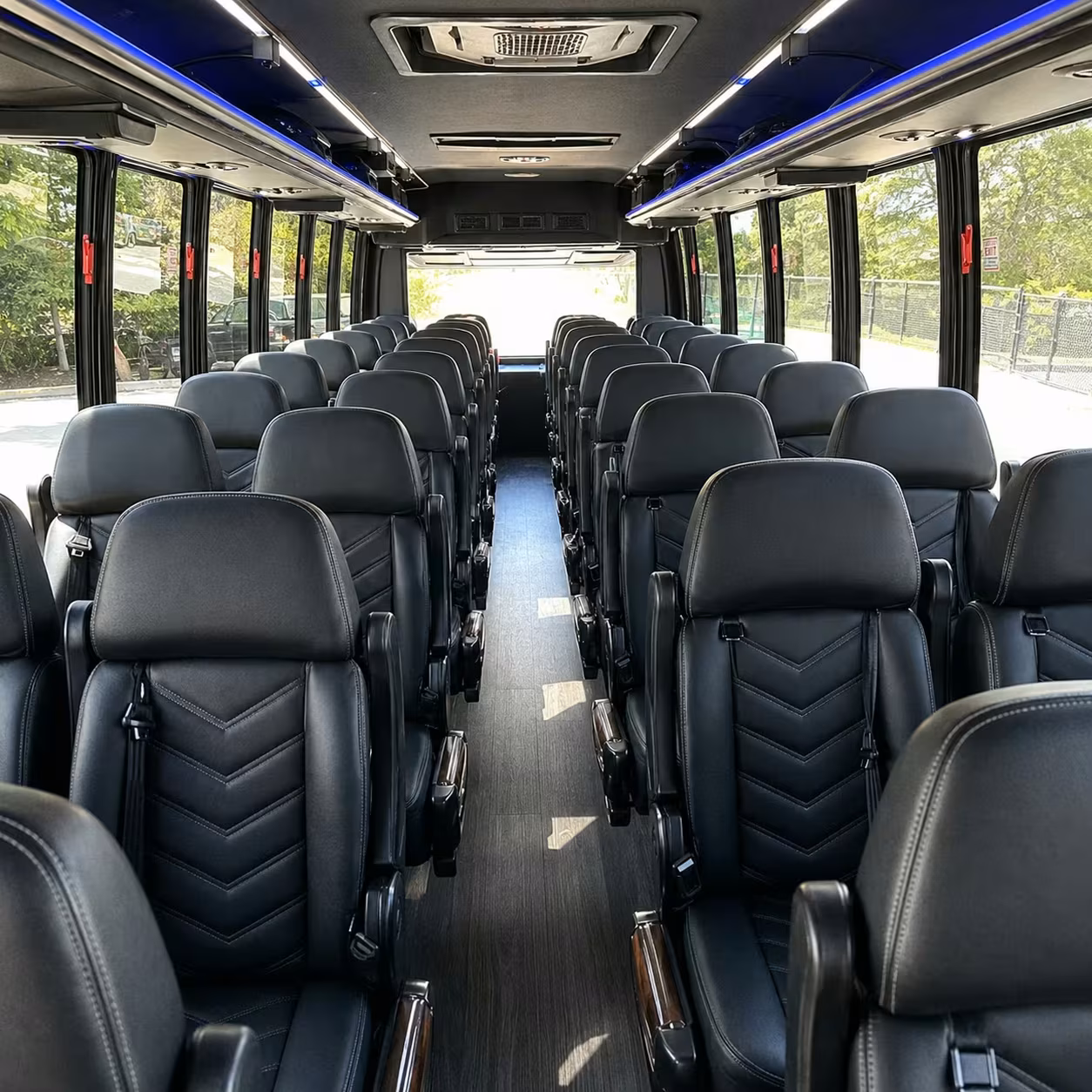 30 passenger minibus inside