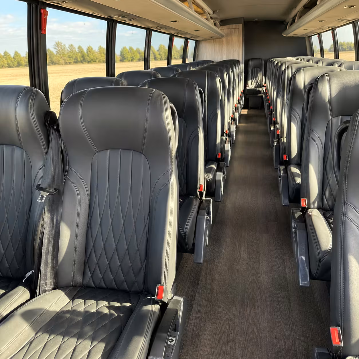 35 passenger minibus inside