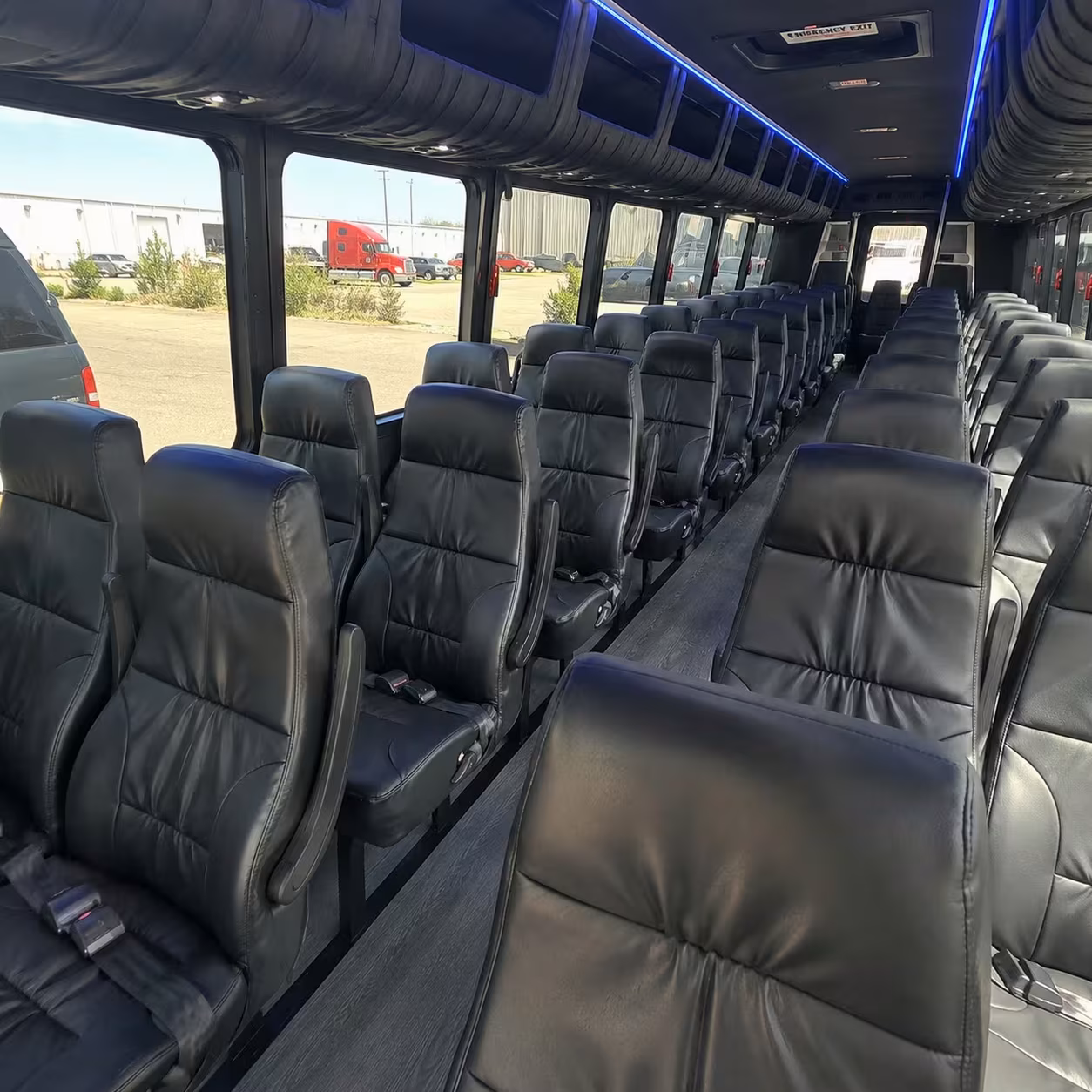 35 passenger minibus interior