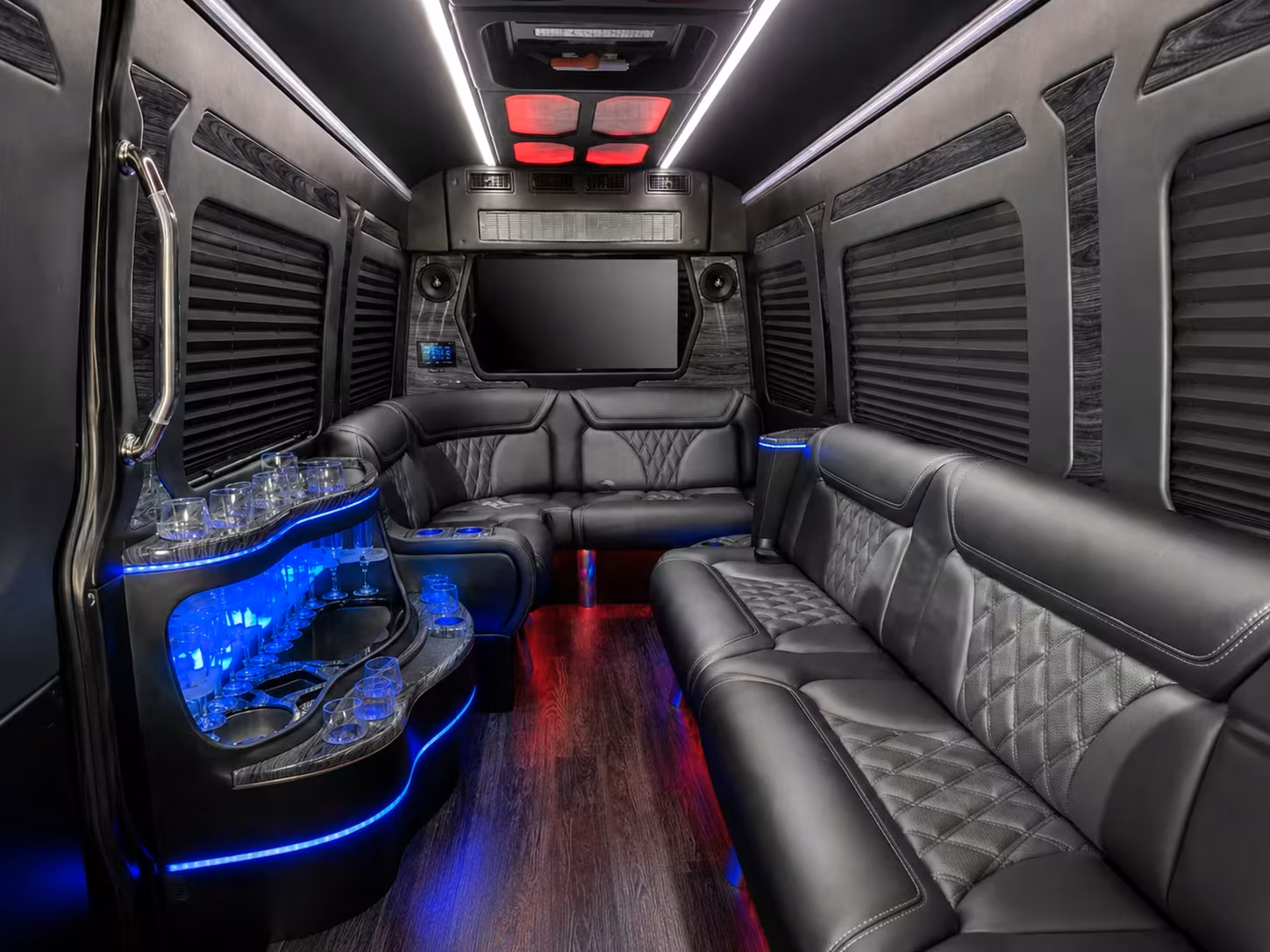 long distance wedding shuttle buses from warner robins