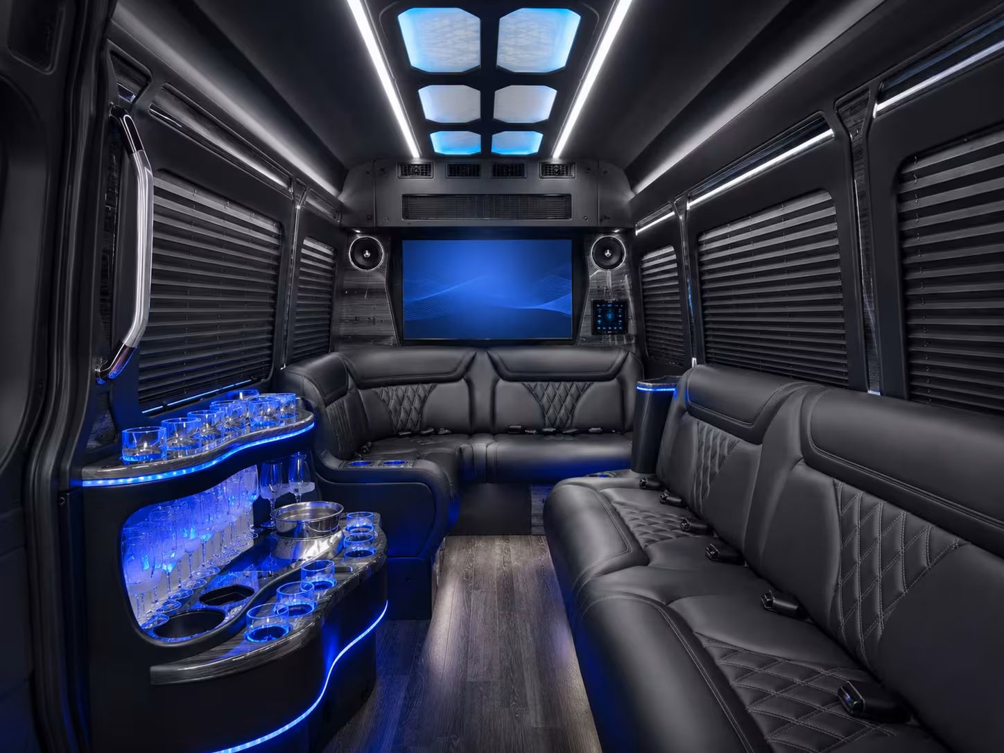 multi stop concert shuttle buses for warner robins groups