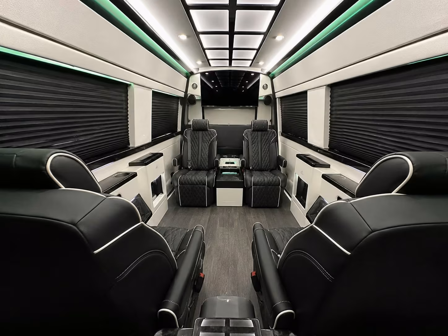 sprinter van with driver interior