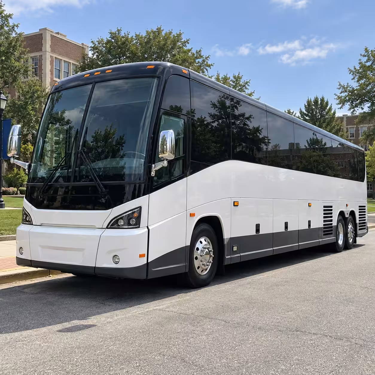 warner robins charter bus rentals for ceremonies and training events