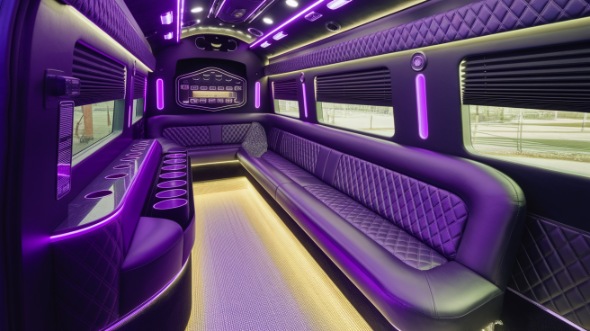 party bus rental interior warner robins