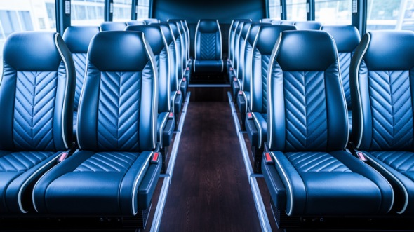 warner robins 18 passenger minibus inside