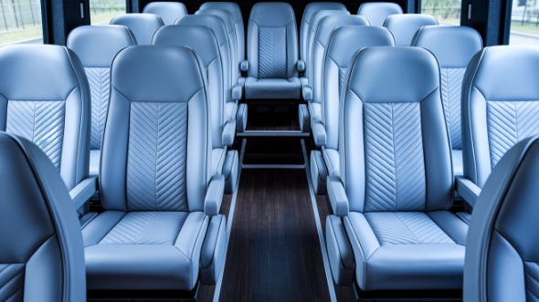 warner robins 35 passenger minibus inside