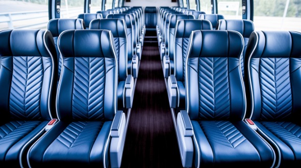 warner robins 56 passenger charter bus inside