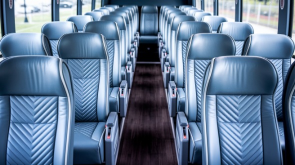 warner robins 56 passenger charter bus interior