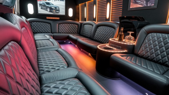 warner robins party bus rental inside